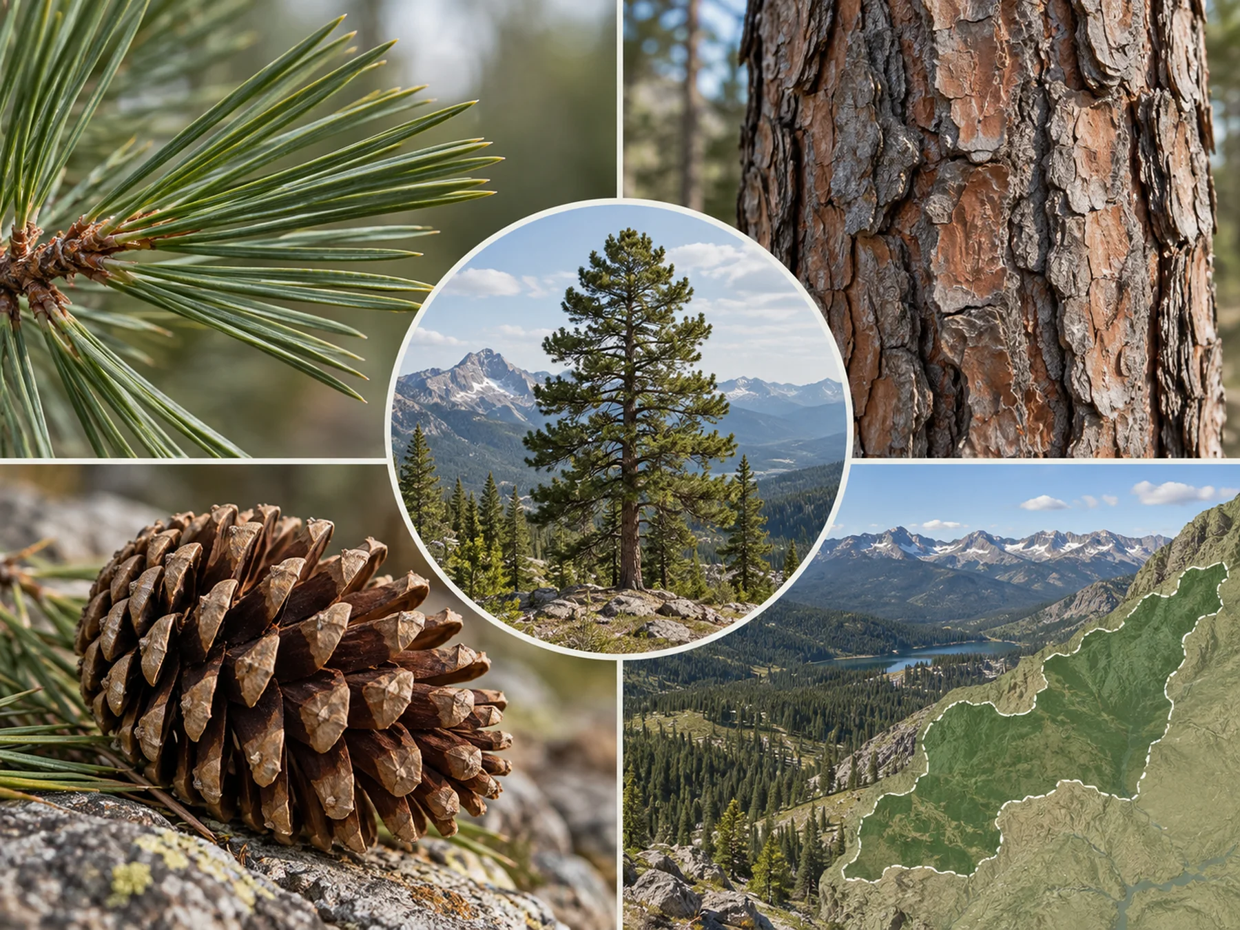 Field checklist concept for verifying conifer identification before foraging